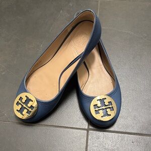 Tory Burch Navy Ballet Flat